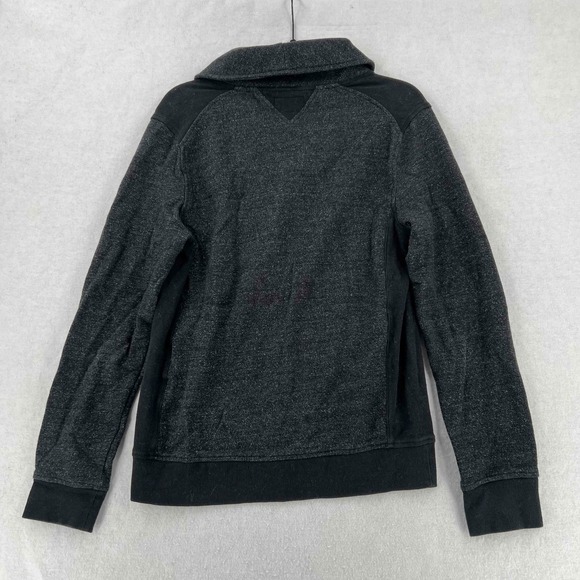 Rock & Republic Men's Black Grey Zip Hoodie Button Up Jacket Size Small - Picture 9 of 9